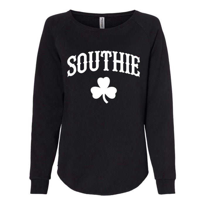 Southie South Boston Massachusetts tee Womens California Wash Sweatshirt