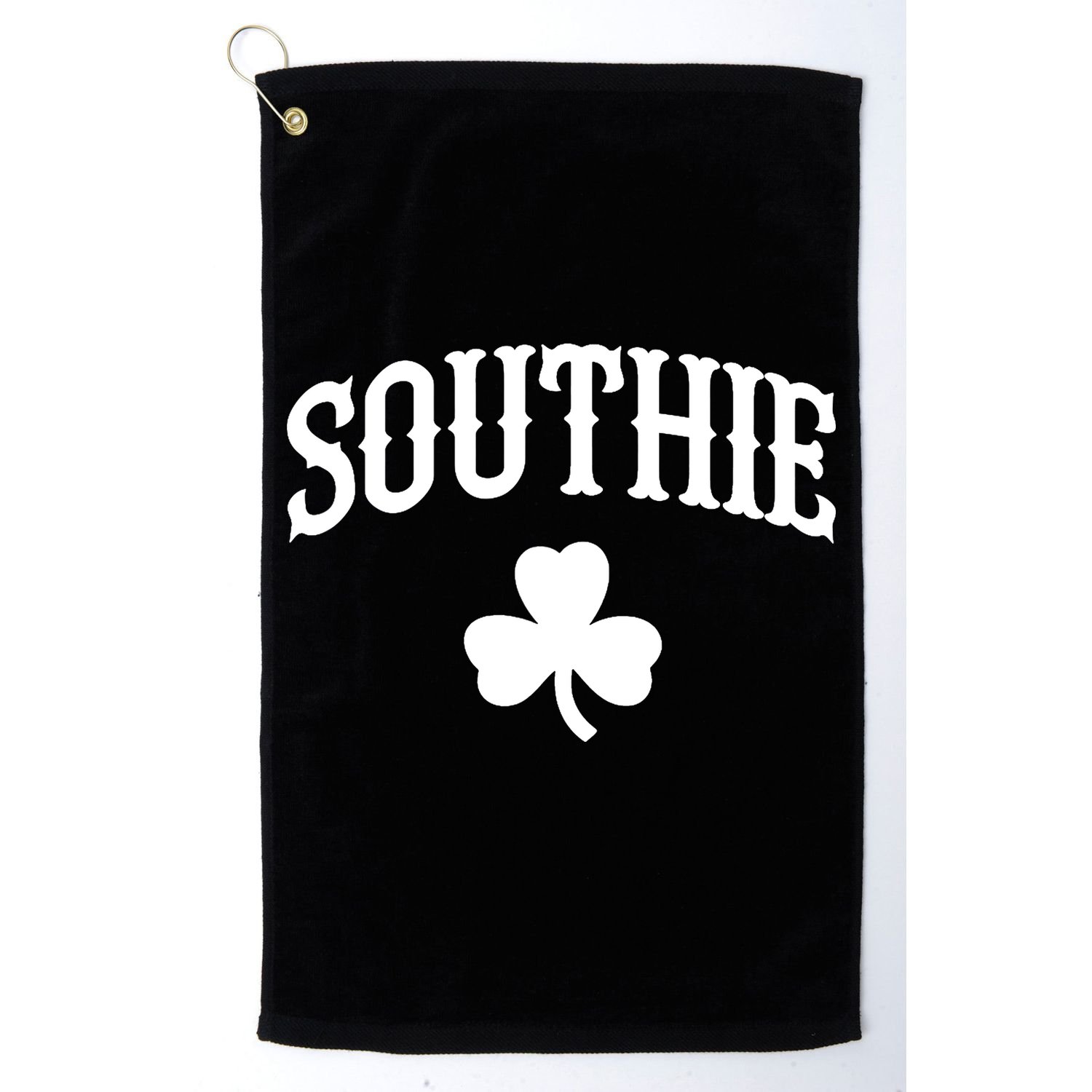 Southie South Boston Massachusetts tee Golf Towel