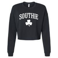 Southie South Boston Massachusetts tee Cropped Pullover Crew