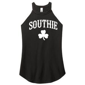 Southie South Boston Massachusetts tee Women's Perfect Tri Rocker Tank