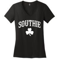 Southie South Boston Massachusetts tee Women's V-Neck T-Shirt