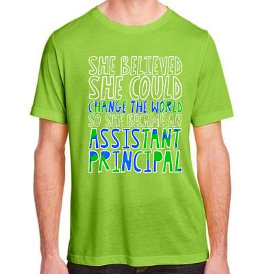 So She Became An Assistant Principal Gift Adult ChromaSoft Performance T-Shirt