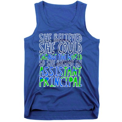 So She Became An Assistant Principal Gift Tank Top