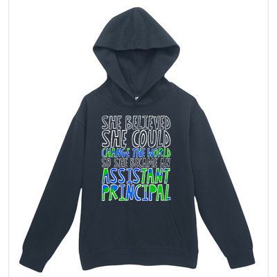 So She Became An Assistant Principal Gift Urban Pullover Hoodie