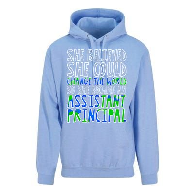 So She Became An Assistant Principal Gift Unisex Surf Hoodie