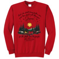 She Shall Bring Forth A Son Jesus Christian Christmas 2024 Sweatshirt