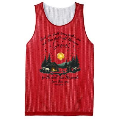 She Shall Bring Forth A Son Jesus Christian Christmas 2024 Mesh Reversible Basketball Jersey Tank