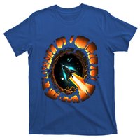 Space Spaceship Black Hole Rocket Astronomy Astronomer Cool Gift T-Shirt