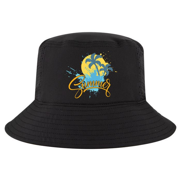 Summer Splash Beach Life Cool Comfort Performance Bucket Hat