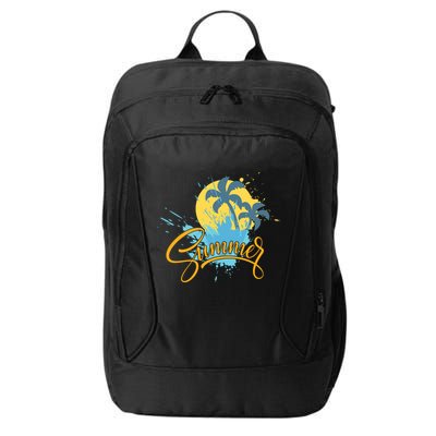Summer Splash Beach Life City Backpack