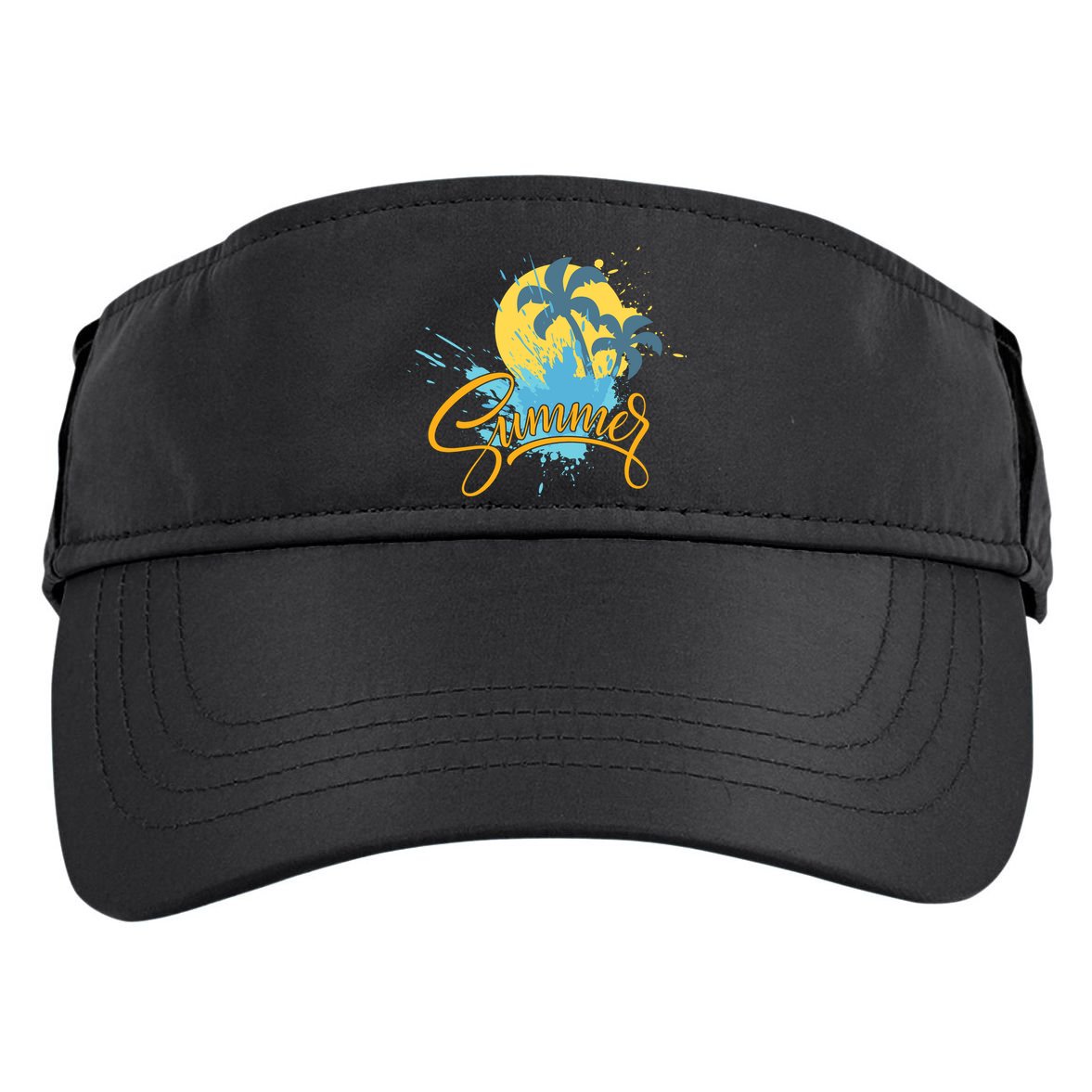 Summer Splash Beach Life Adult Drive Performance Visor