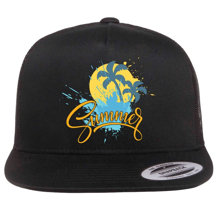 Summer Splash Beach Life Flatbill Hat