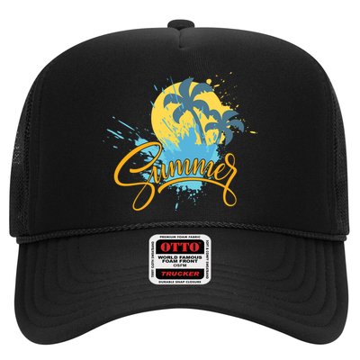 Summer Splash Beach Life Trucker Hat