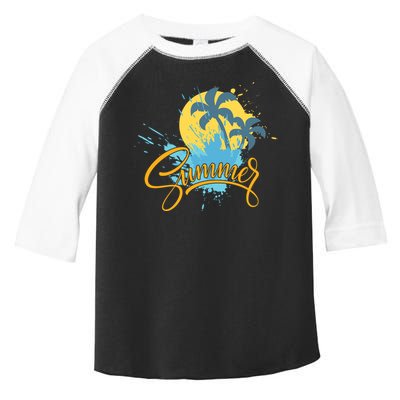 Summer Splash Beach Life Toddler Fine Jersey T-Shirt