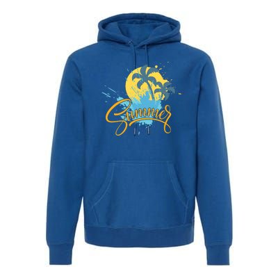 Summer Splash Beach Life Premium Hoodie