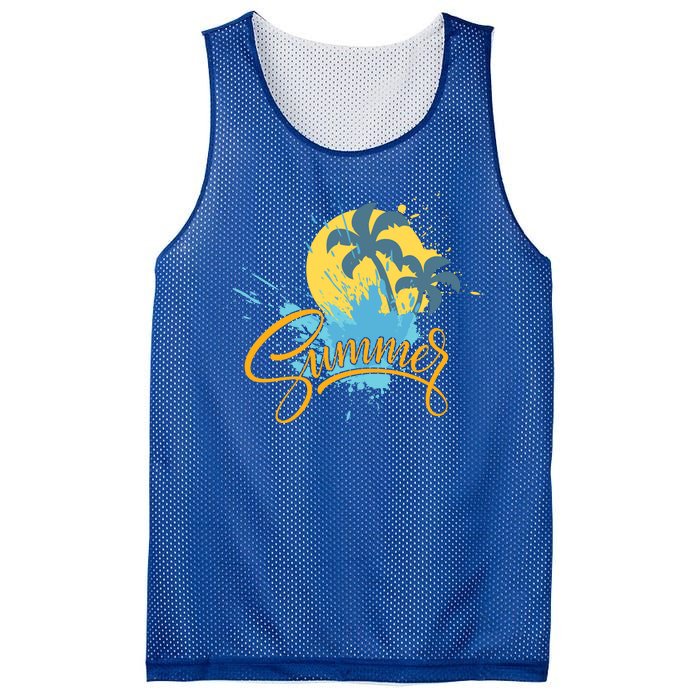 Summer Splash Beach Life Mesh Reversible Basketball Jersey Tank