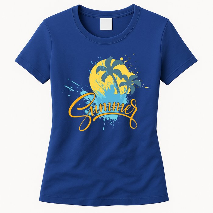 Summer Splash Beach Life Womens T-Shirt