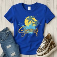 Summer Splash Beach Life Womens T-Shirt