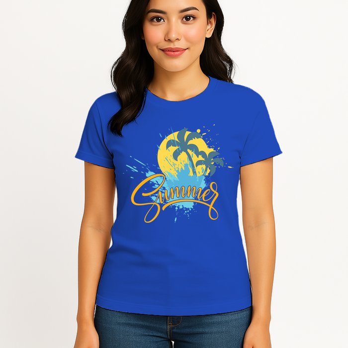 Summer Splash Beach Life Womens T-Shirt