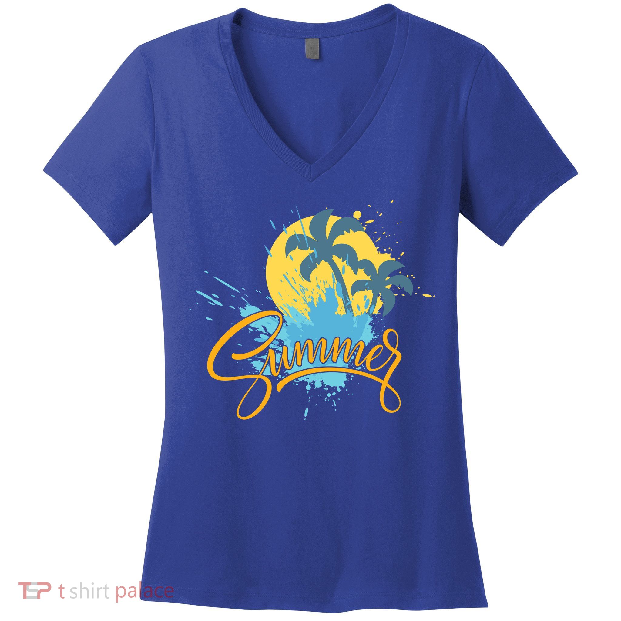 Summer Splash Beach Life Women's V-Neck T-Shirt