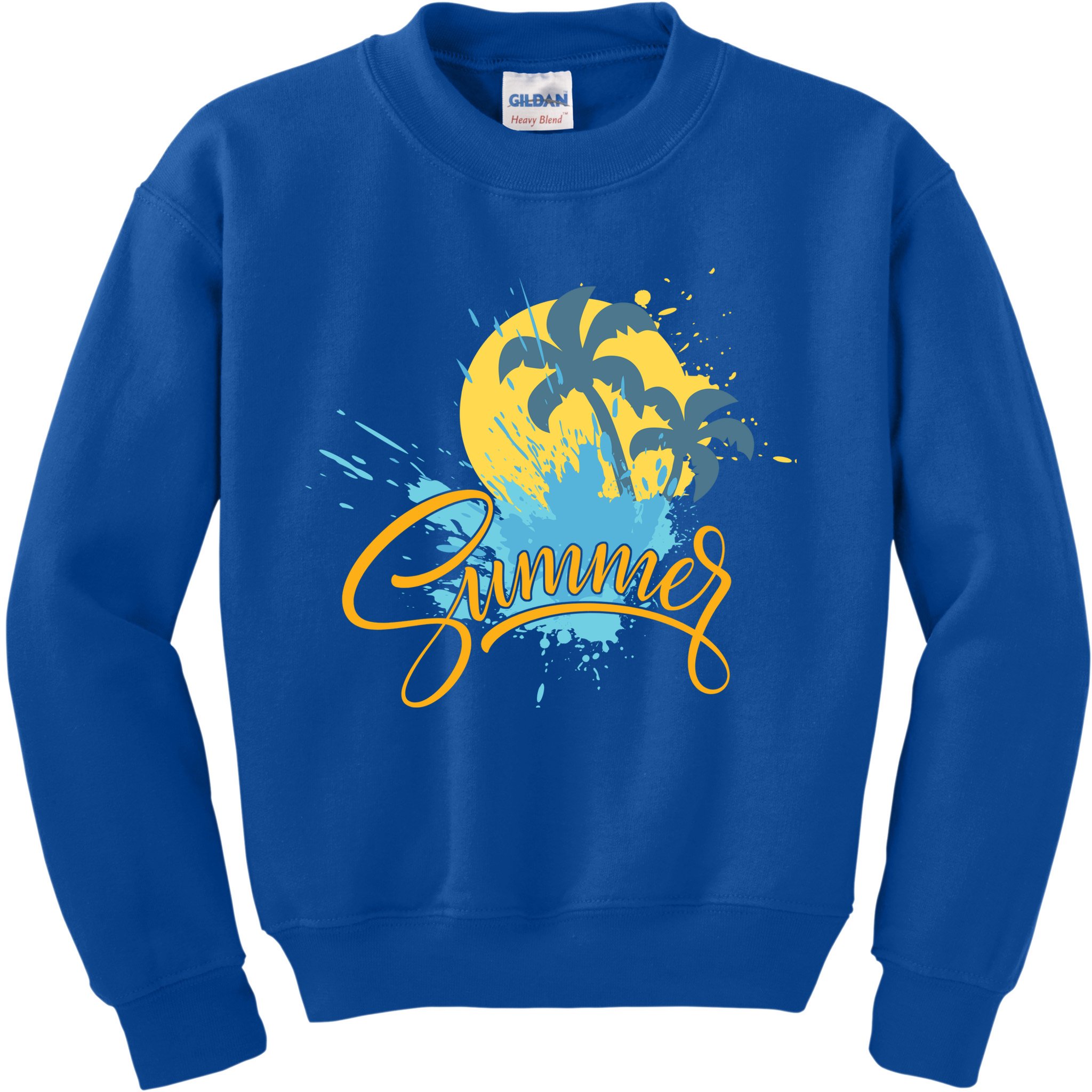 Summer Splash Beach Life Kids Sweatshirt