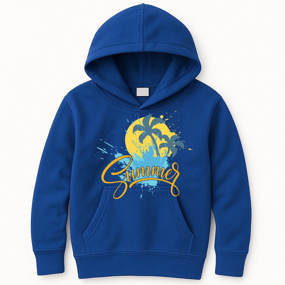Summer Splash Beach Life Kids Hoodie