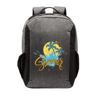 Summer Splash Beach Life Vector Backpack