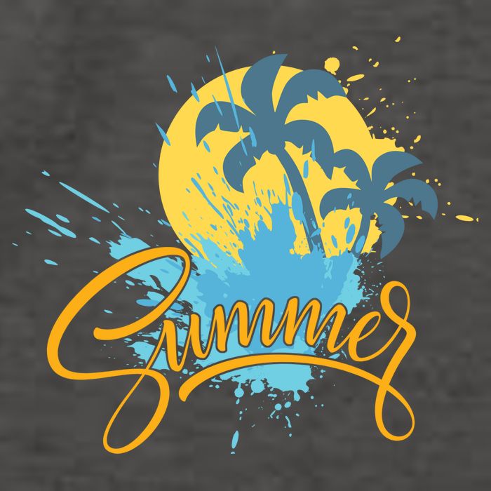 Summer Splash Beach Life Vector Backpack