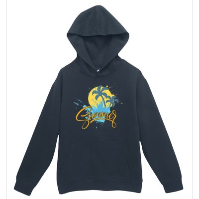 Summer Splash Beach Life Urban Pullover Hoodie