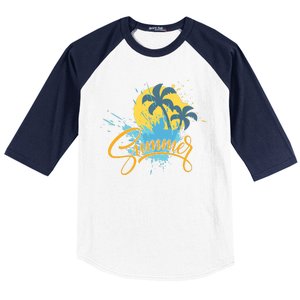 Summer Splash Beach Life Baseball Sleeve Shirt