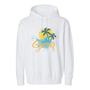 Summer Splash Beach Life Garment-Dyed Fleece Hoodie