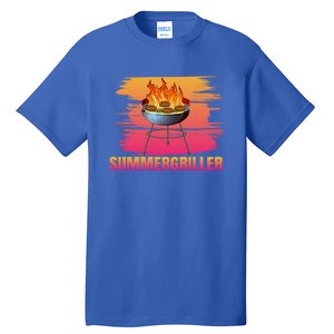 Summergriller Summer Barbecue Sun Grill Meaningful Gift Tall T-Shirt