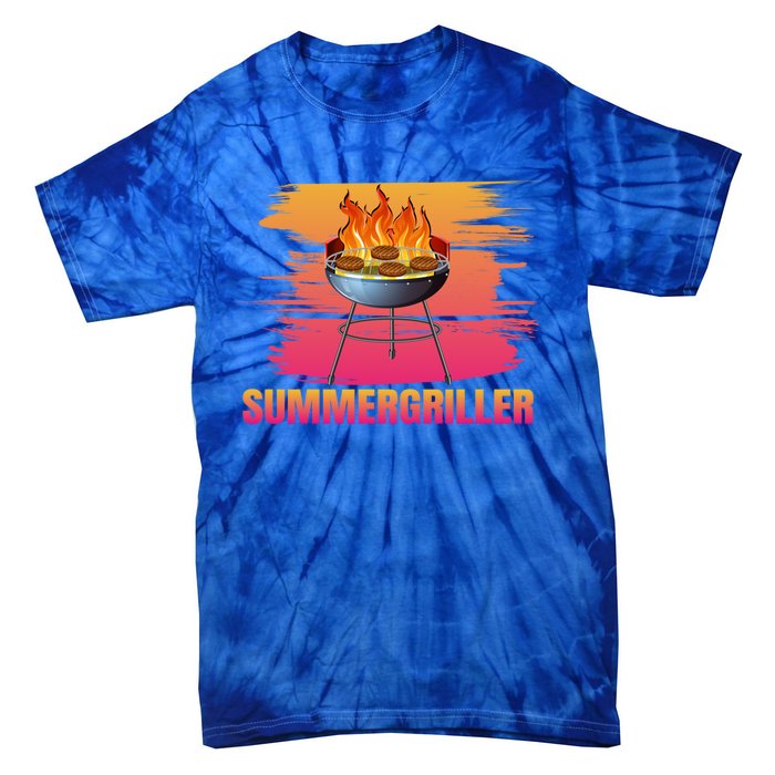 Summergriller Summer Barbecue Sun Grill Meaningful Gift Tie-Dye T-Shirt