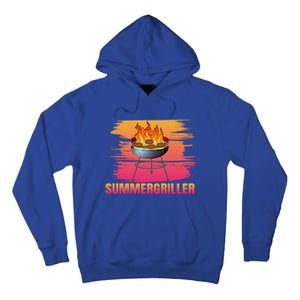 Summergriller Summer Barbecue Sun Grill Meaningful Gift Tall Hoodie