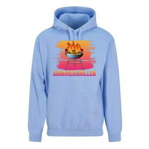 Summergriller Summer Barbecue Sun Grill Meaningful Gift Unisex Surf Hoodie