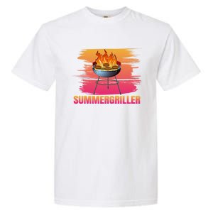 Summergriller Summer Barbecue Sun Grill Meaningful Gift Garment-Dyed Heavyweight T-Shirt