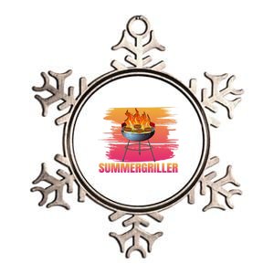 Summergriller Summer Barbecue Sun Grill Meaningful Gift Metallic Star Ornament