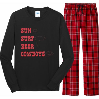 Sun Surf Beer Cowboys Apparel Long Sleeve Pajama Set