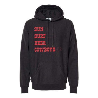 Sun Surf Beer Cowboys Apparel Premium Hoodie