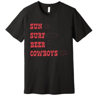 Sun Surf Beer Cowboys Apparel Premium T-Shirt