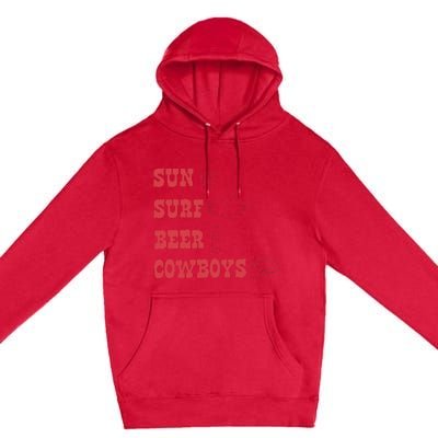 Sun Surf Beer Cowboys Apparel Premium Pullover Hoodie