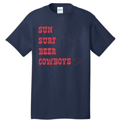 Sun Surf Beer Cowboys Apparel Tall T-Shirt