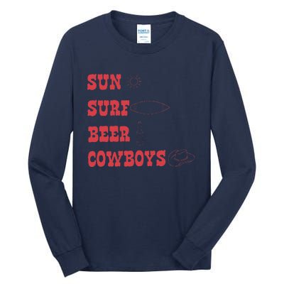 Sun Surf Beer Cowboys Apparel Tall Long Sleeve T-Shirt