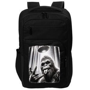 Sasquatch Selfie Big Foot Rock On Ufo Alien Funny 0hjxk2 Impact Tech Backpack