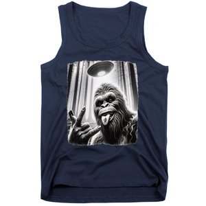 Sasquatch Selfie Big Foot Rock On Ufo Alien Funny 0hjxk2 Tank Top