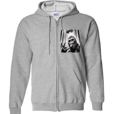 Sasquatch Selfie Big Foot Rock On Ufo Alien Funny 0hjxk2 Full Zip Hoodie