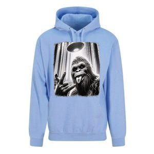 Sasquatch Selfie Big Foot Rock On Ufo Alien Funny 0hjxk2 Unisex Surf Hoodie