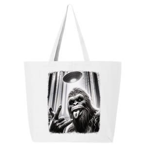 Sasquatch Selfie Big Foot Rock On Ufo Alien Funny 0hjxk2 25L Jumbo Tote