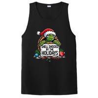 Shell Shocked By The Holidays Grumpy Turtle Christmas Funny PosiCharge Competitor Tank