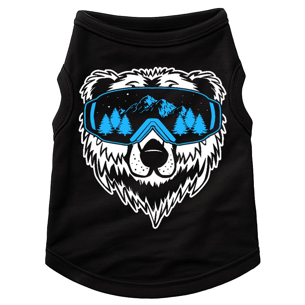 Snow Ski Bear Snowboard Doggie Tank